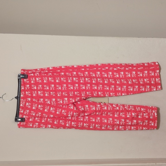 I ❤️ NY pink PJ pants size medium - Picture 2 of 6